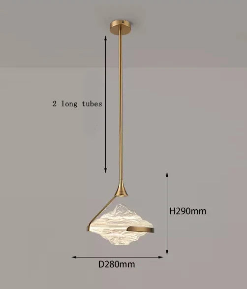 Afralia™ Minimal Bedroom Glass Pendant Lamp for Modern Living