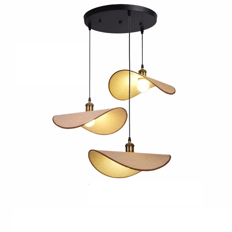 Afralia™ Hat Pendant Light: Retro Minimalist E27 LED Hanging Lamp for Dining Room