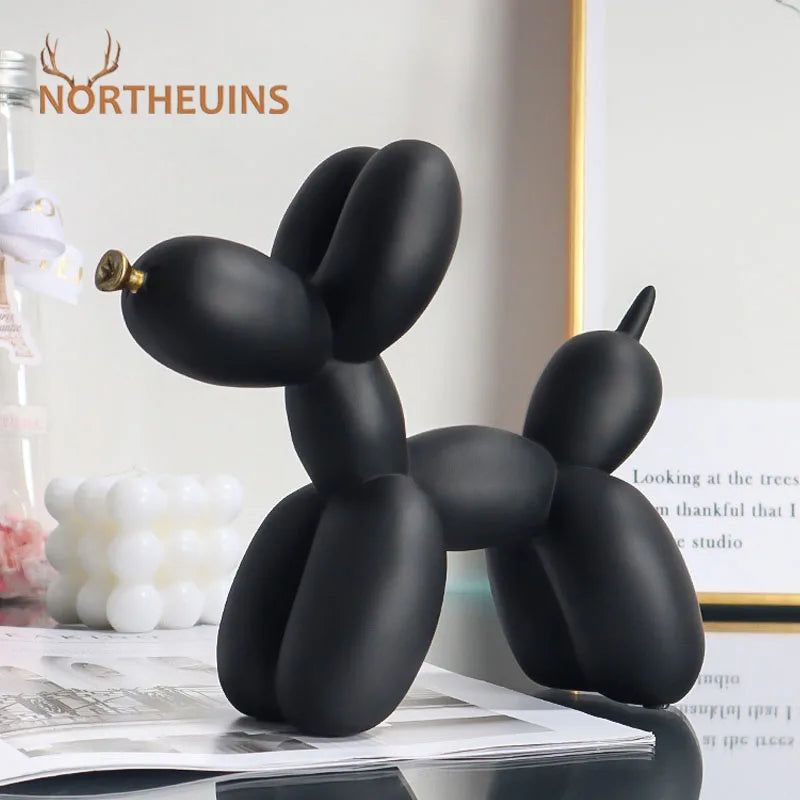 Afralia™ Nordic Balloon Dog Figurines Interior Decor Accessories