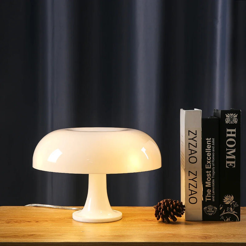 Afralia™ Modern Mushroom Table Lamp for Hotel Bedroom Living Room Decor