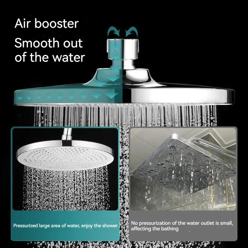 Afralia™ Round Rainfall Showerhead Kit for Bathroom System