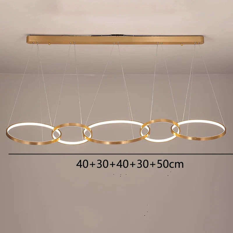 Afralia™ Modern LED Pendant Chandeliers for Living Room and Dining Room