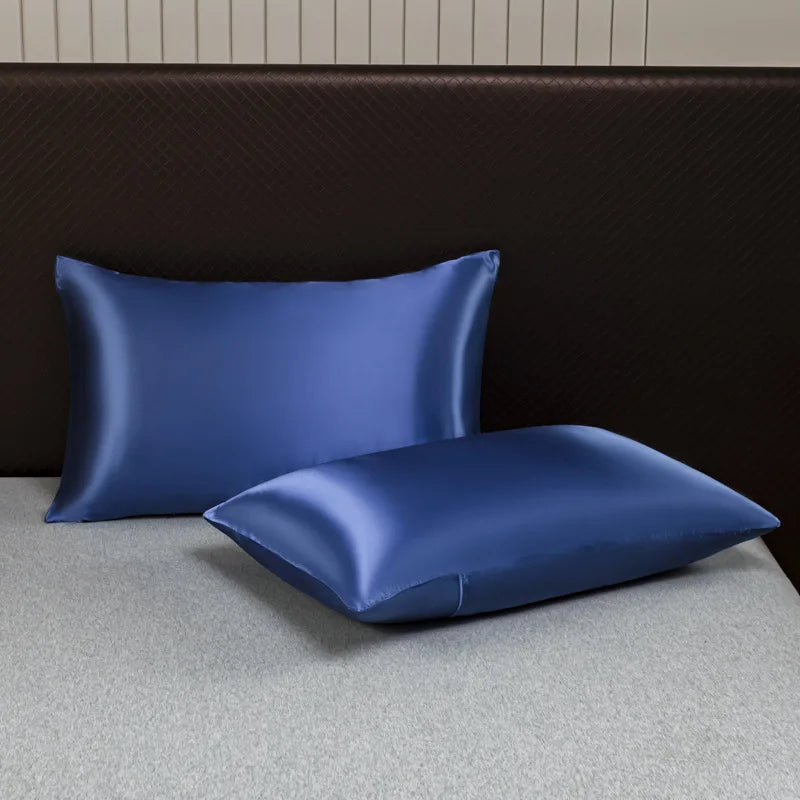 Afralia™ Ice Rayon Duvet Cover and Pillowcase Set: Smooth Comfort in Single & Double Sizes