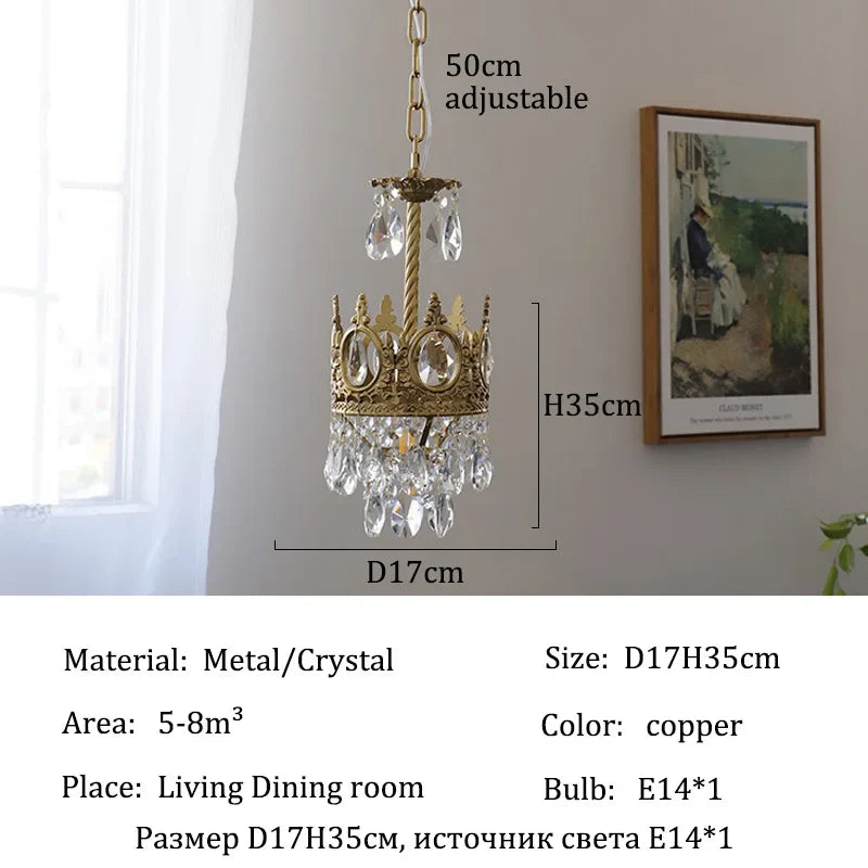 Afralia™ Crystal Crown Chandelier: Modern LED Ceiling Light Fixture for Luxury Home Decor
