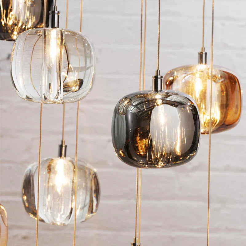 Afralia™ Crystal LED Chandelier: Modern Living Room Suspension Light for Home Decoration