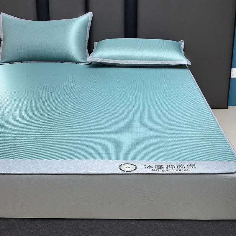 Afralia™ Silky Cool Feeling Full Fitted Sheet Set | Solid Color Bed Cover