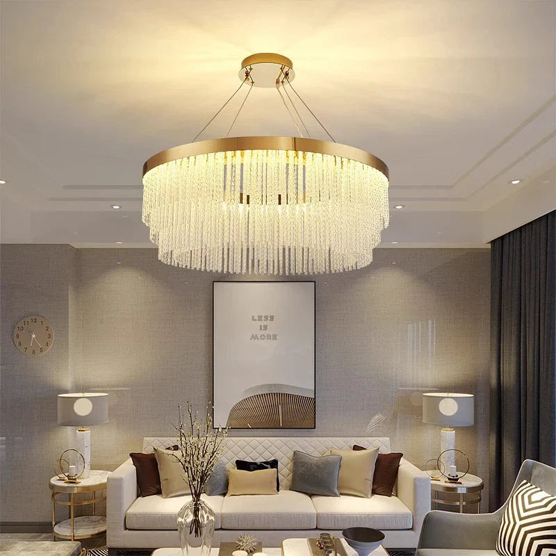 Afralia™ LED Pendant Chandeliers for Modern Living & Dining Room Lighting
