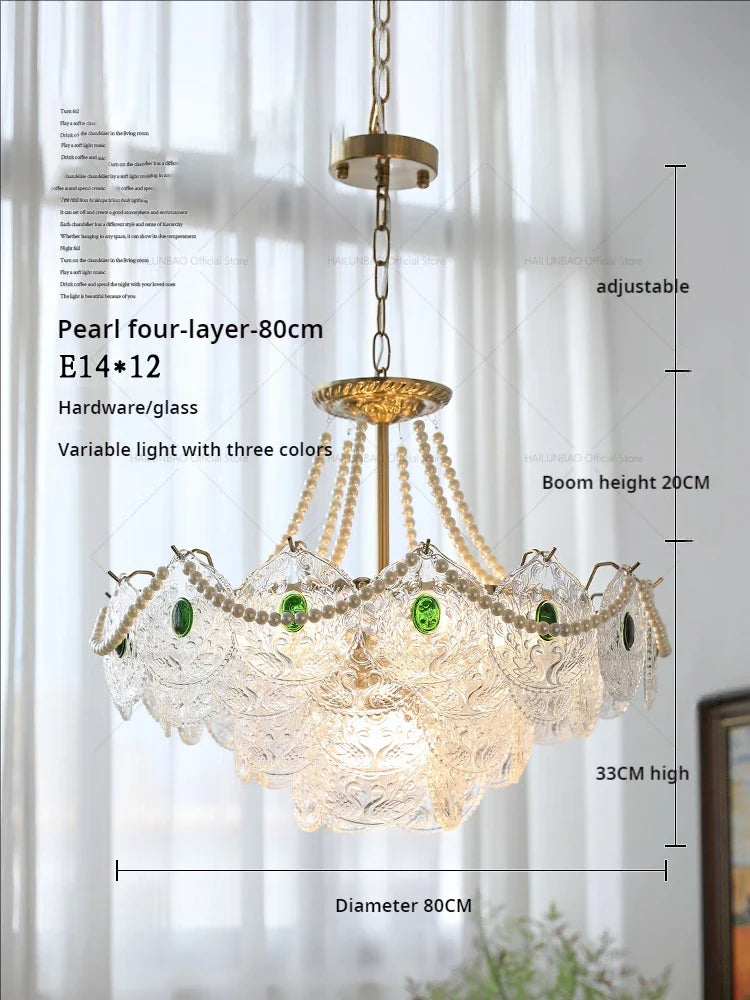 Afralia™ Crystal Chandelier: Modern Chic Pearl Light for Elegant Home Decor