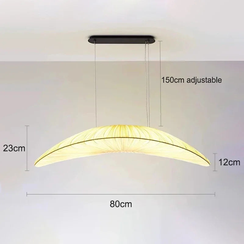 Afralia™ Marine Cloth Pendant Light: Designer Sailboat Chandelier for Dining & Bedroom