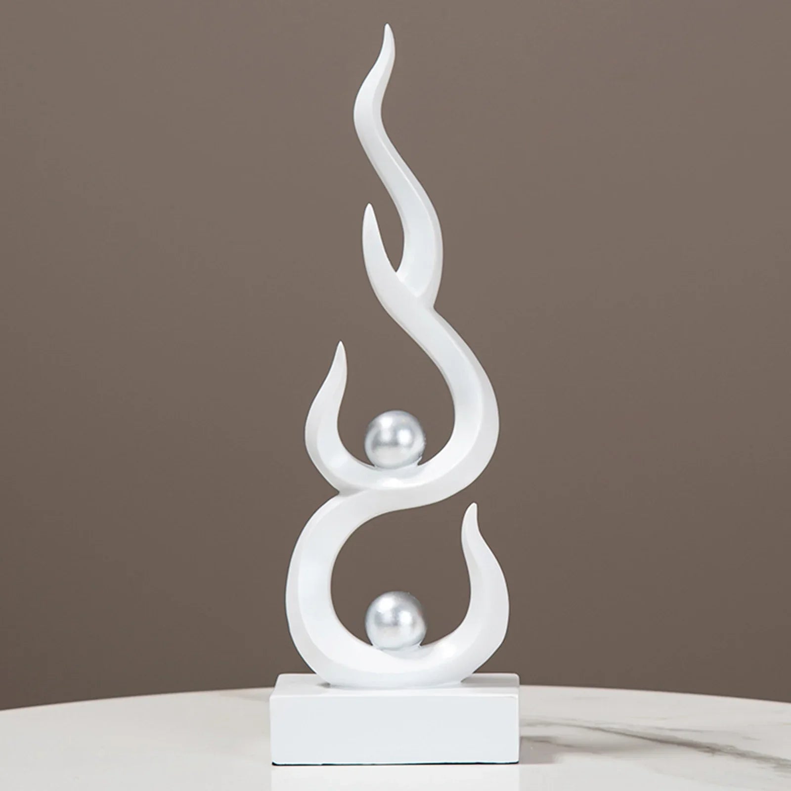 Afralia™ Modern Luxury Resin Abstract Sculpture for Home & Office Decor