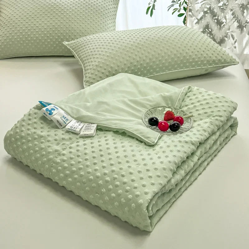 Afralia™ Cooling Massage Blanket for Home Double Single Bed Comforter