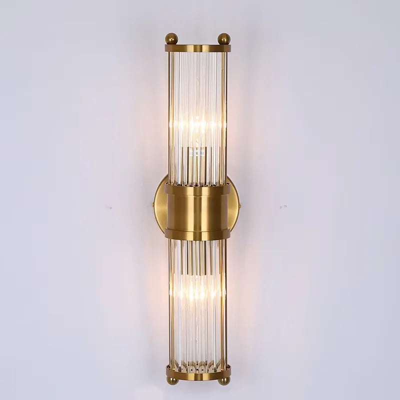 Afralia™ Glass Rod Wall Sconce Vanity Lights - Up/Down Wall Mounted Lamps