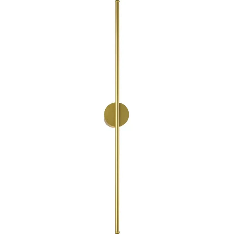 Afralia™ Modern Golden LED Wall Lamp for Home Decor, Bedroom, Living Room & Sofa Background