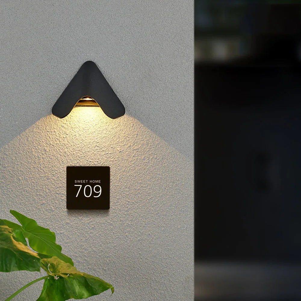 Afralia™ Modern Nordic Aluminum LED Wall Lamp for Living Room Bedroom Bedside Sconce