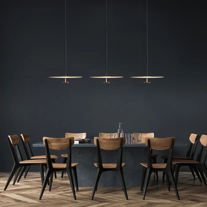 Afralia™ Minimalist Metal LED Pendant Lights for Dining, Bar, and Bedside