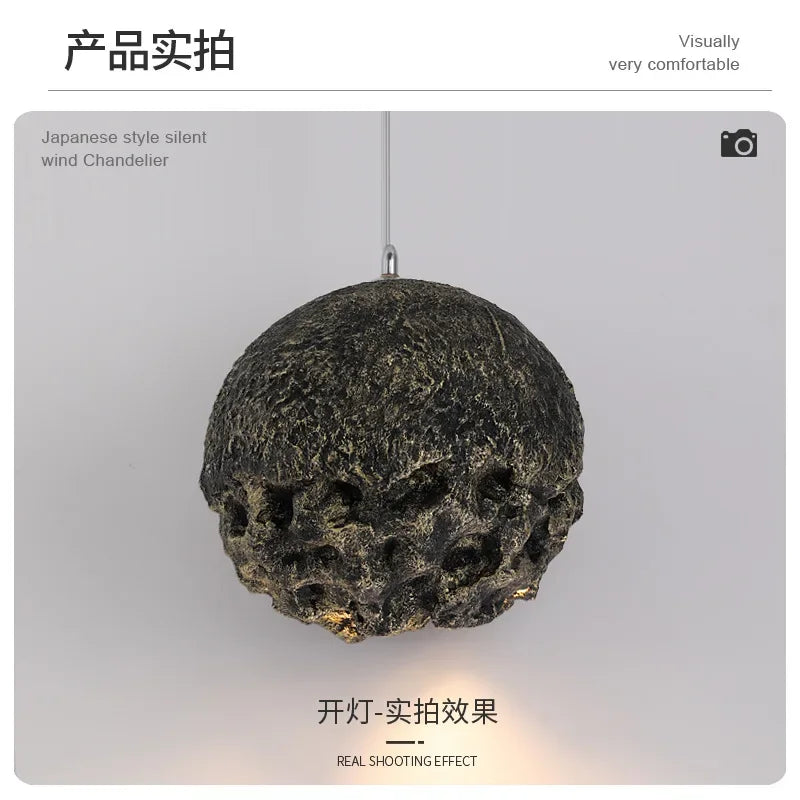 Afralia™ Minimalist Resin Pendant Light - Modern Nordic Design Chandelier for Restaurants and Bars