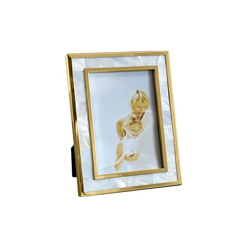 Afralia™ European Shell Decor Photo Frame Wedding Anniversary Gift