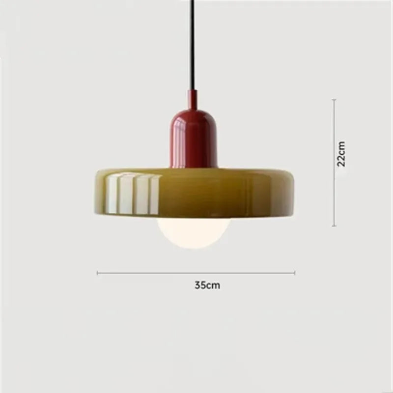 Afralia™ Nordic Glass Chandelier for Home Decor Hanging Lighting Fixtures