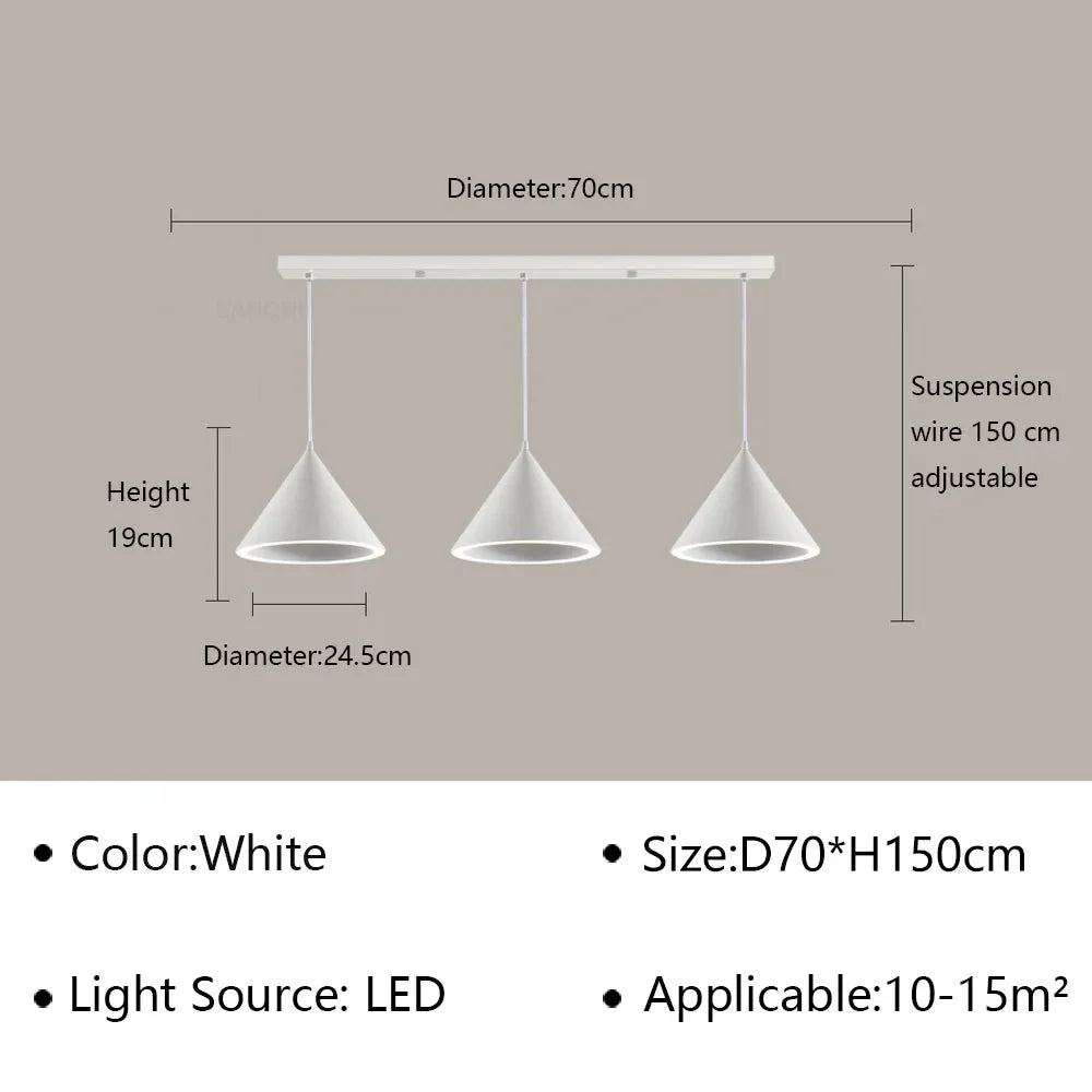 Afralia™ Macaron LED Pendant Light: Modern Chandelier Fixture for Living Dining Bedroom