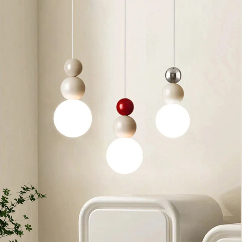 Afralia™ Macaroon LED Pendant Light for Bedroom Living Room Decor