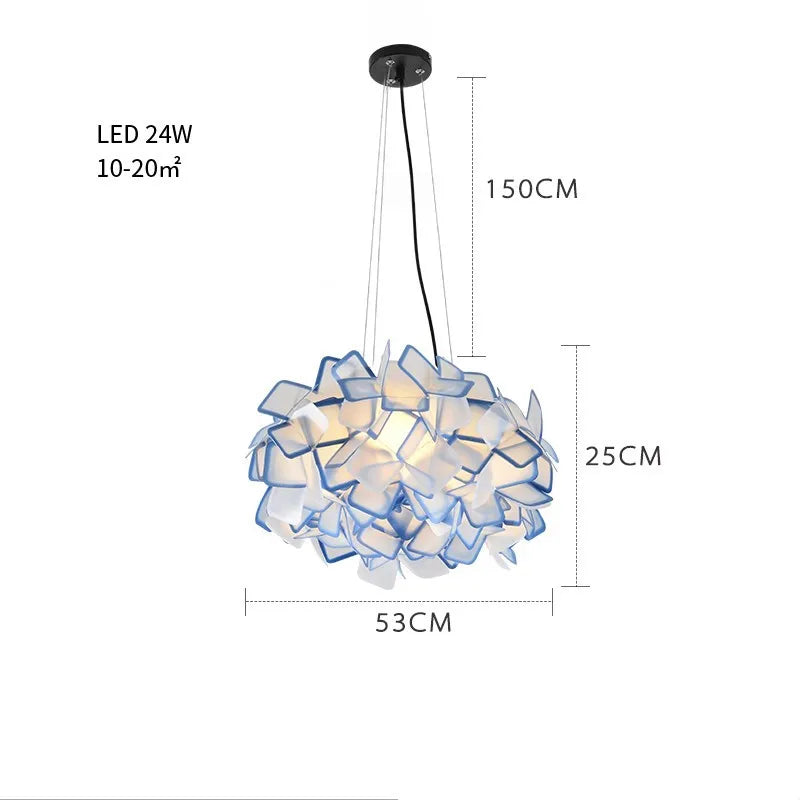 Afralia™ Clizia LED Chandelier - New Design Acrylic Suspended Bedroom Cafe Lights
