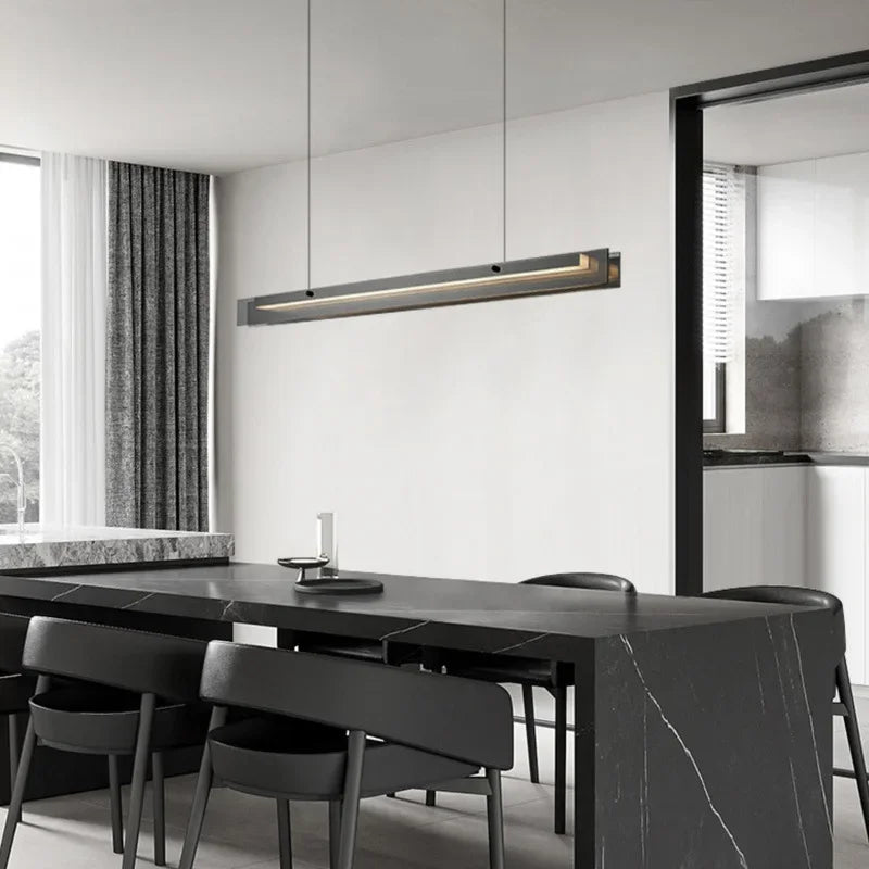 Afralia™ LED Chandelier: Modern Minimalist Style for Home, Office, Bar & More
