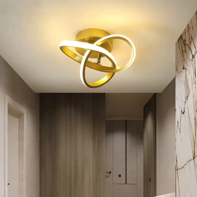 Afralia™ LED Strip Ceiling Lights: Modern Minimalist Home Decor Lamps for Living Room, Staircase, Balcony