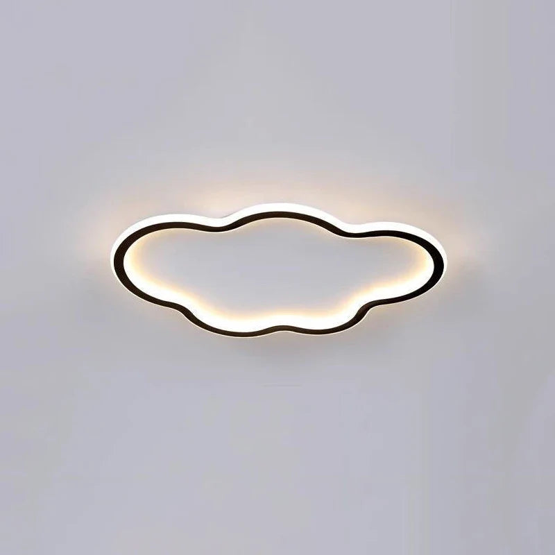 Afralia™ White Cloud LED Ceiling Lamp for Kids' Room