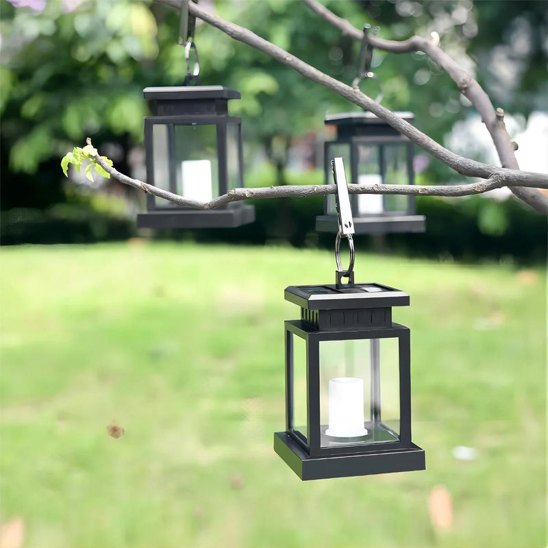 Afralia™ Solar Candle Lantern: Waterproof Garden Palace Lamp with Hook, Outdoor LED Lighting