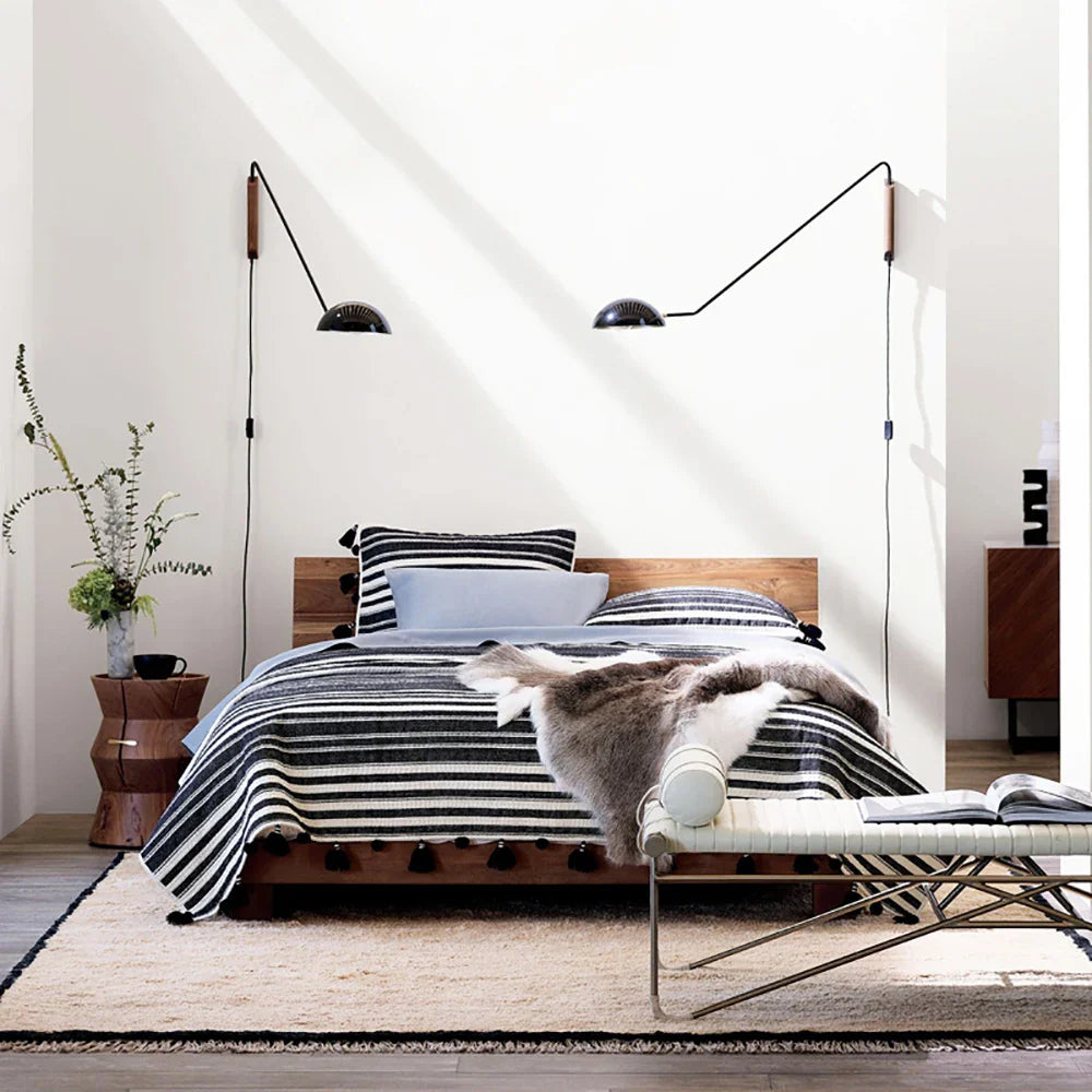 Afralia™ Modern Swim LED Wall Lamp for Home Decor and Study Lighting