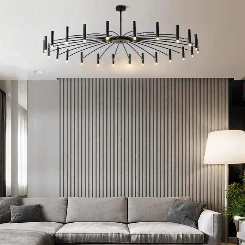 Afralia™ Nordic Minimalist Chandeliers: Modern Art Decor for Living Room, Restaurant & Villa