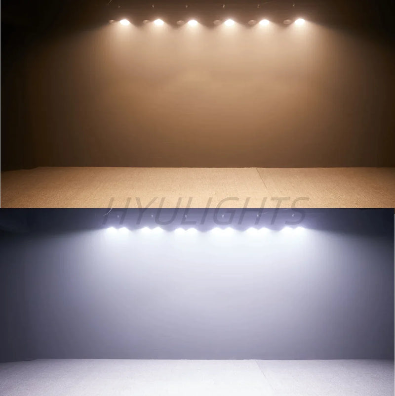 Afralia™ 2eyes COB LED Audience Lights 2x100W 2in1 Strobe Wash Disco DJ Light