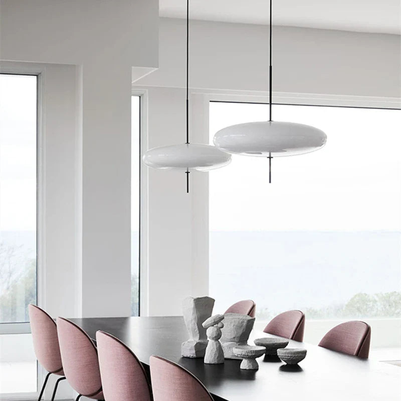 Afralia™ Black Acrylic Pendant Light: Modern Italy Style for Kitchen, Dining Room, Hotel, Bar