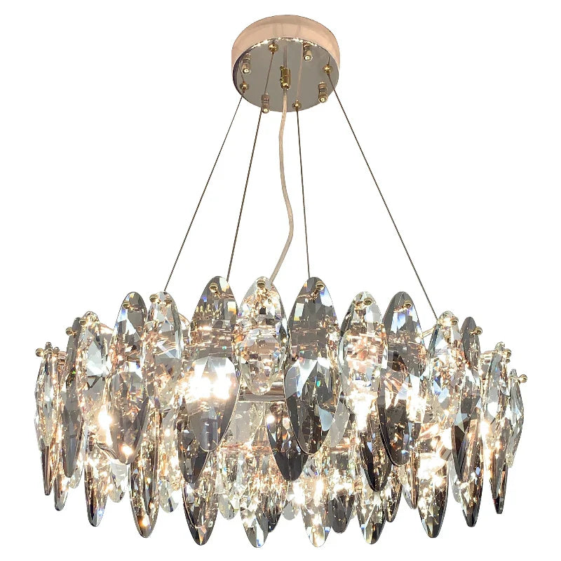 Afralia™ Luxury Crystal Light Chandelier: High-End Nordic Kitchen Living Room Home Decor