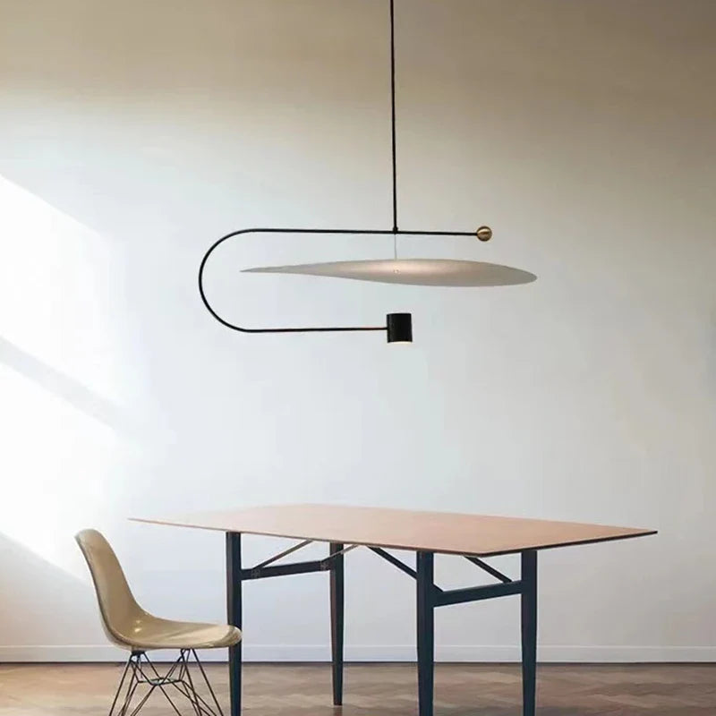 Afralia™ Nordic Iron Chandelier: Modern Living Room Pendant Light for Home Decor