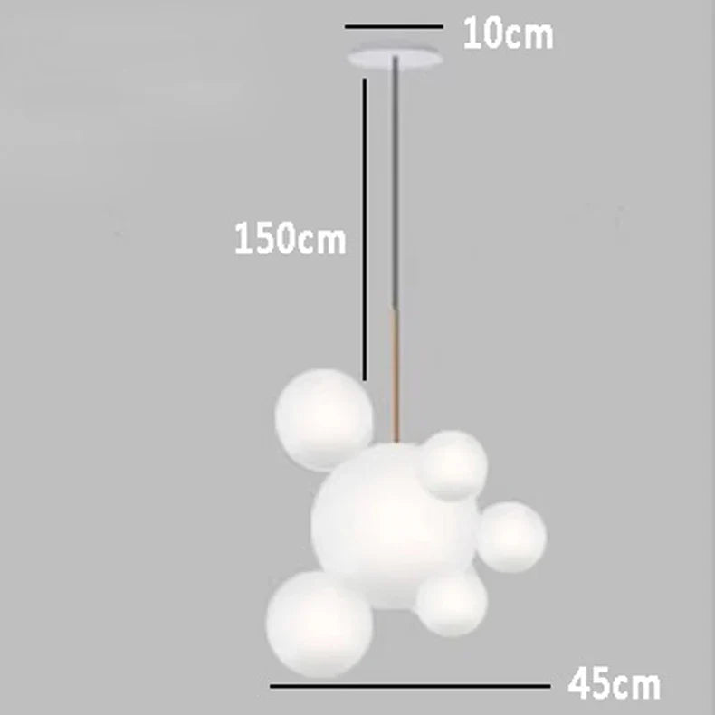 Nordic Home Decoration Stair Chandelier Living Dining Room Pendant Ceiling Light Indoor Lighting Afralia™