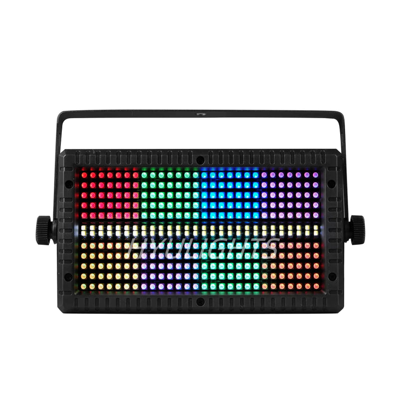 Afralia™ RGBW Mini LED Strobe 8 Zone &White 8000K DMX Wash Bar Stage Light