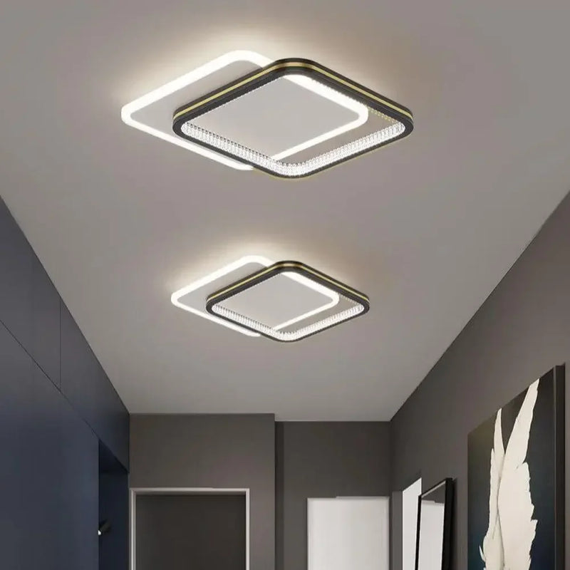 Afralia™ Luxury LED Ceiling Lamp for Elegant Living Spaces