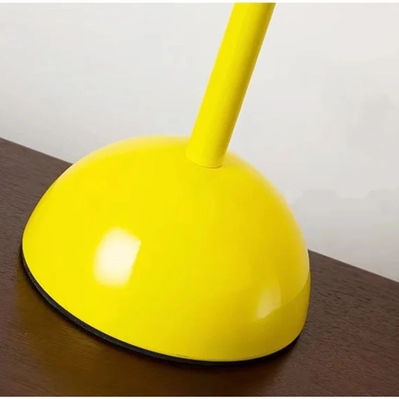 Afralia™ Modern Iron Mushroom LED Table Lamp for Home Office Study Bedside