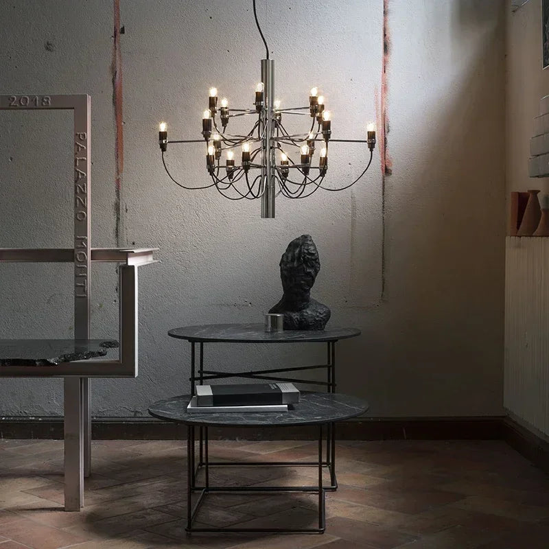 Afralia™ Luxury LED Ceiling Chandelier Pendant Lights for Living Room Hotel Kitchen Decor