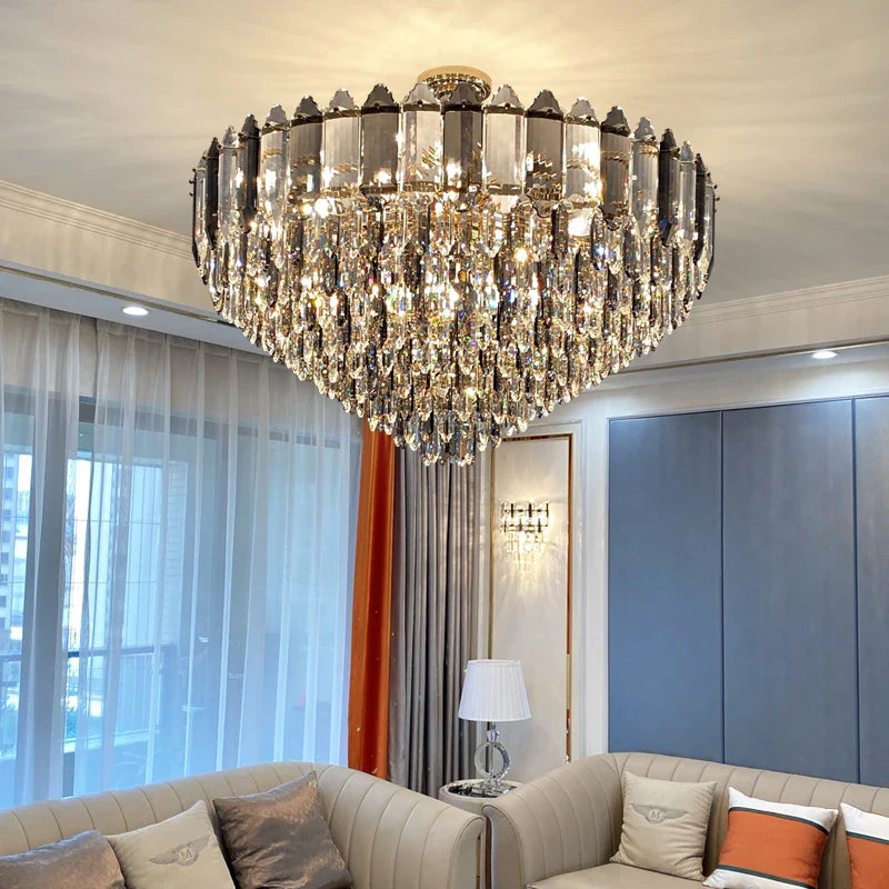 Afralia™ Crystal Chandelier: Post Modern Luxury Light for Living Room, Bedroom, Kitchen & Dining Room