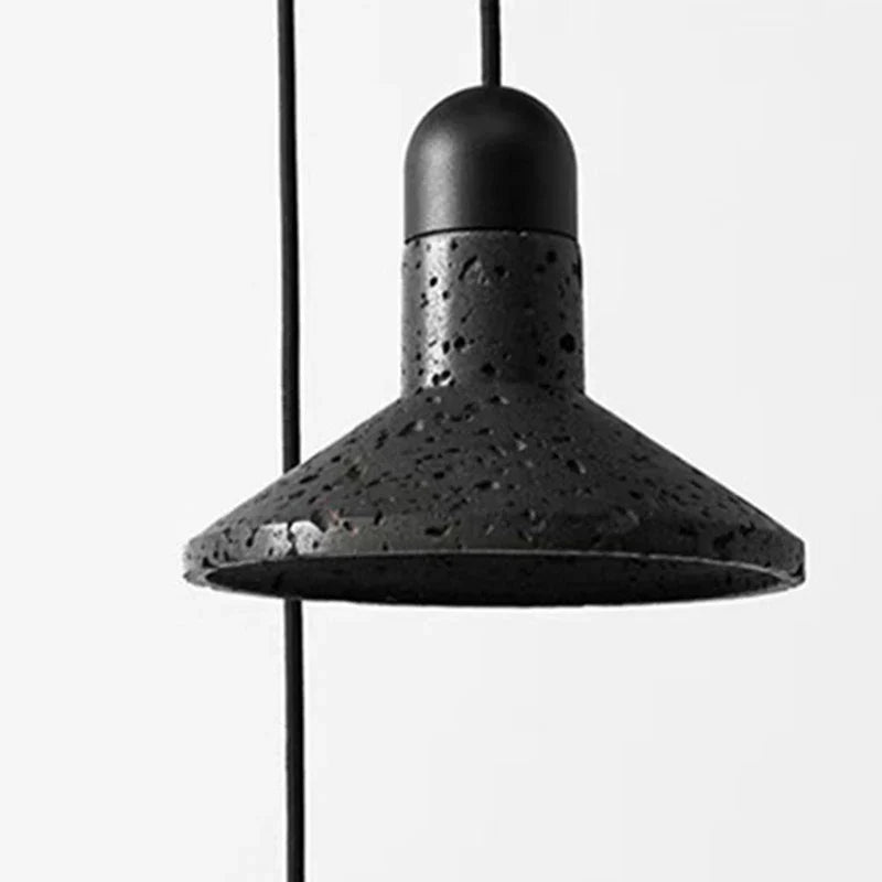 Afralia™ Small Black Stone Pendant Lights for Bedroom Kitchen Foyer Shop