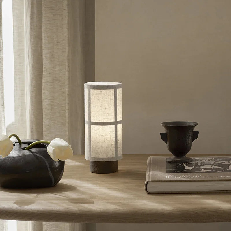 Afralia™ Zen Tea Room Table Lamp for Living Room, Study, and Bedroom