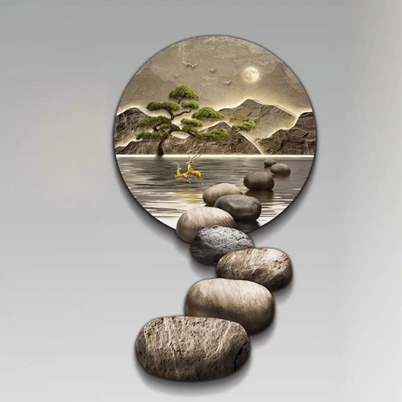 Afralia™ Crystal Ceramic LED Wall Lamp for Modern Wall Decor in Living Room Bedroom Office