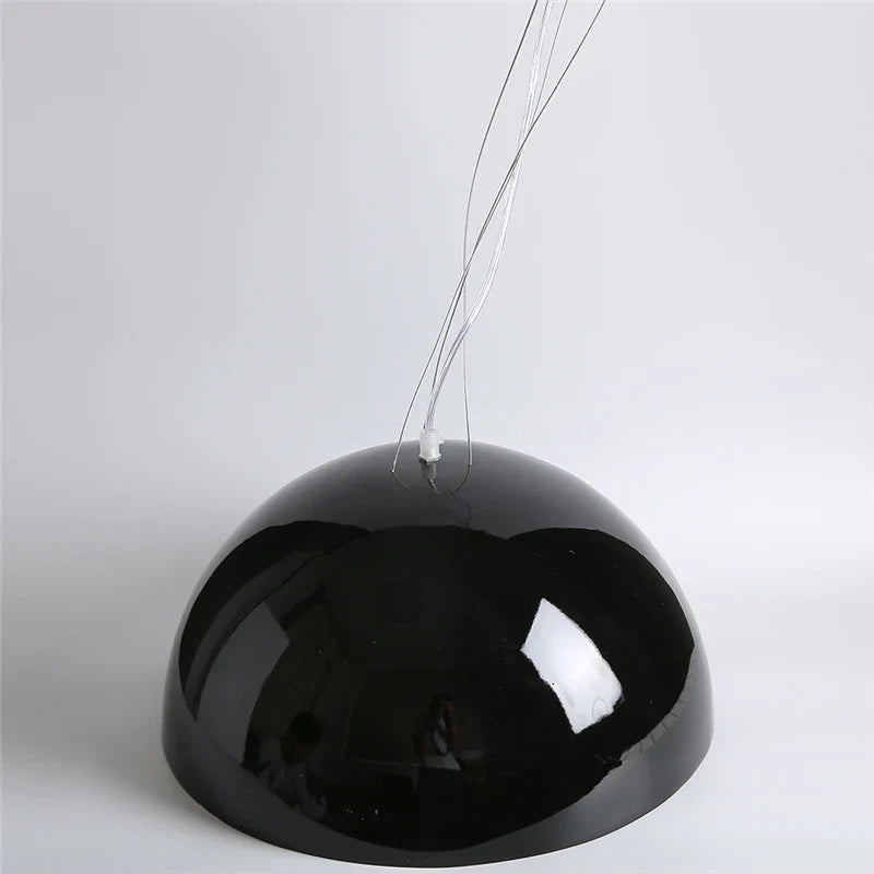 Afralia™ 3D Sky Garden Resin Chandelier with LED Lights in Black, White, Golden, and Coffee Colors