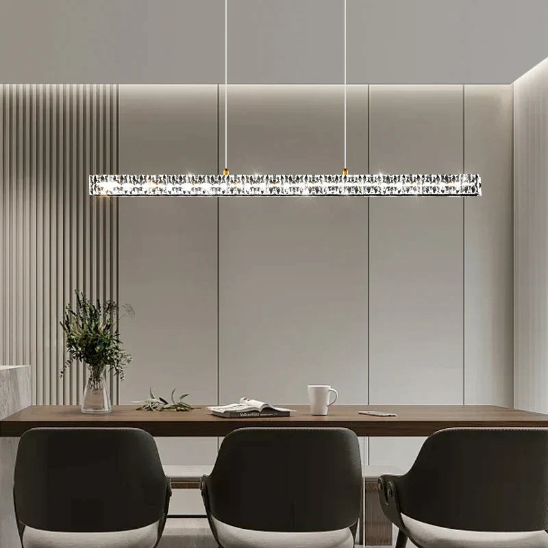 Afralia™ Minimalist LED Dining Chandelier Eye Protection Lamp