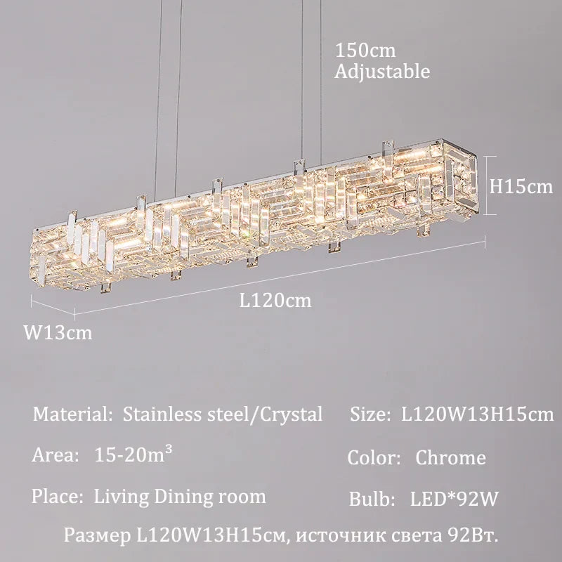 Afralia™ Crystal Chandelier Silver Modern Ceiling Light for Living Room Luxe Lamp