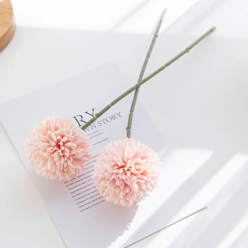 Afralia™ Silk Hydrangea Pompon Bouquet for Home Decor and Weddings