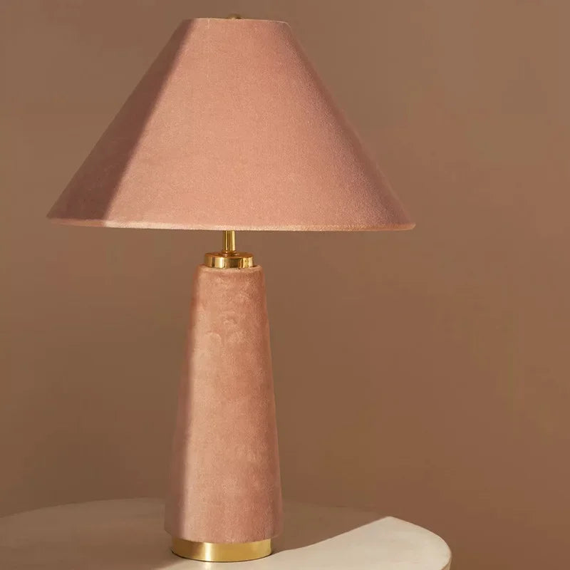 Afralia™ Cotton Velvet Floor Lamp LED E27 Modern Light Fixtures for Living Room