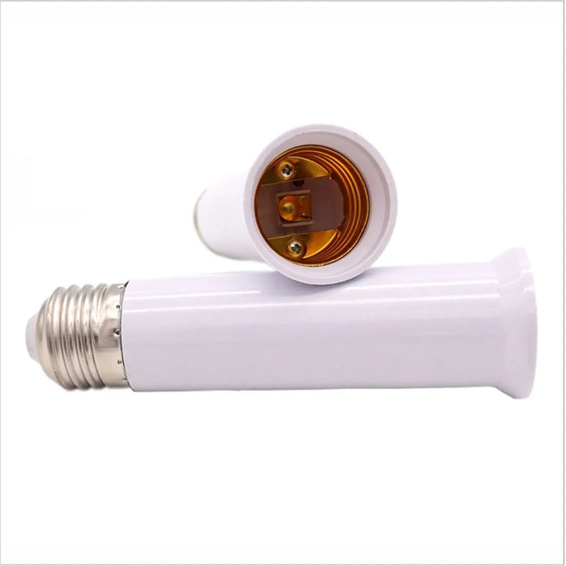 Afralia™ E27 to E27 Socket Extender Medium Base Lamp Adapter